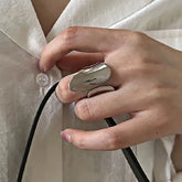 Irregular Aesthetic Ajustable Cuff Open Ring